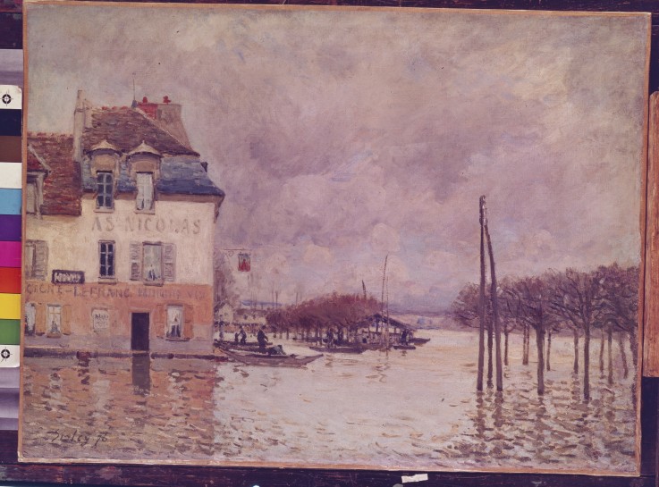 Flood at Port-Marly from Alfred Sisley