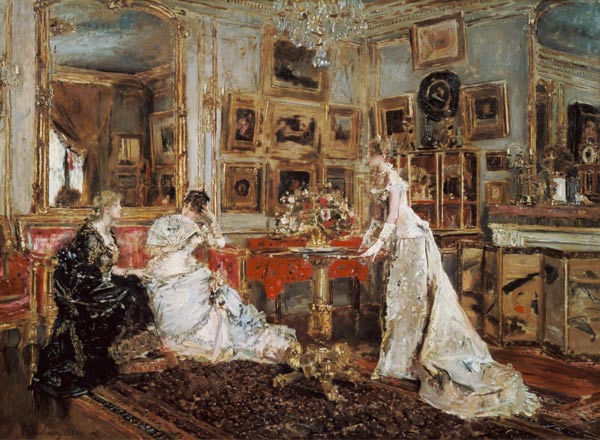 Das Schreibzimmer des Malers”, 1880. from Alfred Stevens