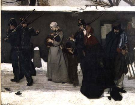 What is Called Vagrancy or, The Hunters of Vincennes from Alfred Stevens