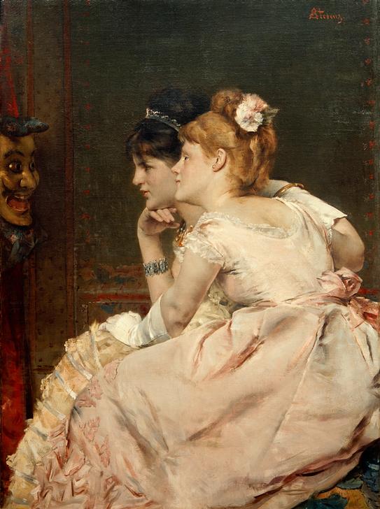 The Japanese Mask from Alfred Stevens