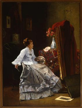 A Lady at her Easel