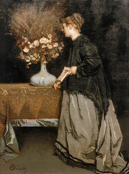 Autumn Flowers from Alfred Stevens