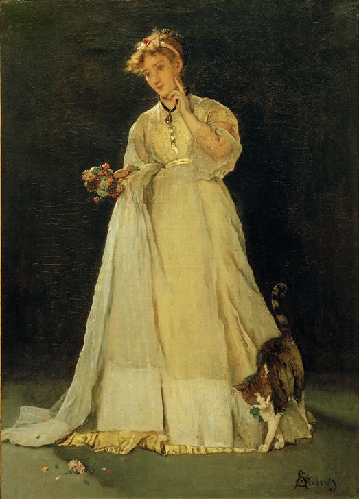 Ophelia or the Broken Bouquet from Alfred Stevens