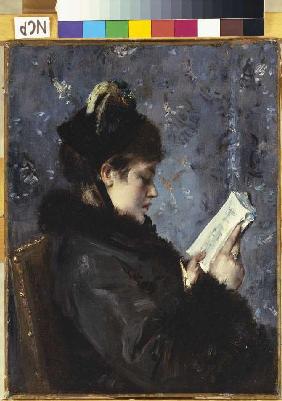 Portrait von Madame Brizat, Mitglied der Comédie Francaise.