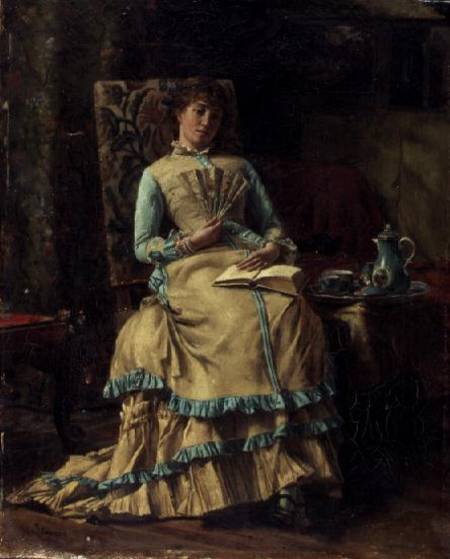 Woman in an Interior from Alfred Stevens