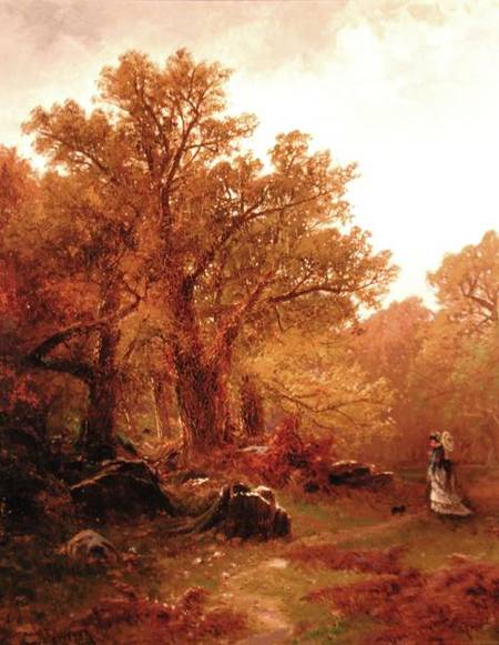 Autumn Stroll from Alfred Thompson Bricher