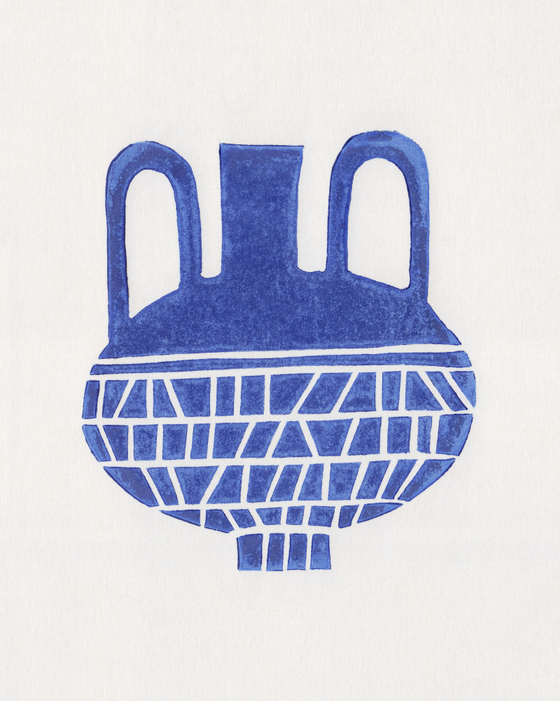 Linocut Vase #6 from Alisa Galitsyna