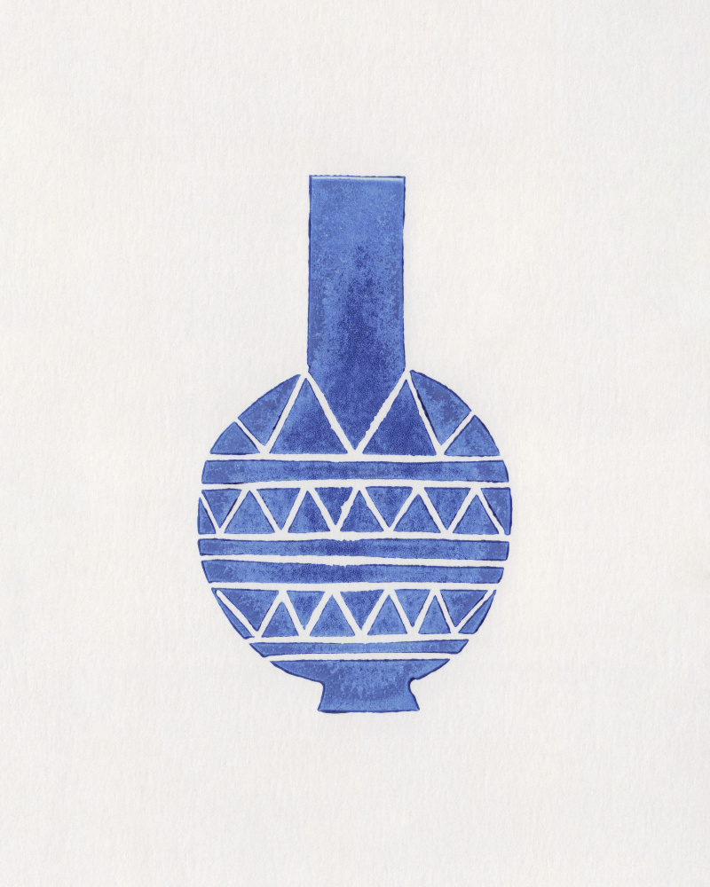 Linocut Vase #8 from Alisa Galitsyna