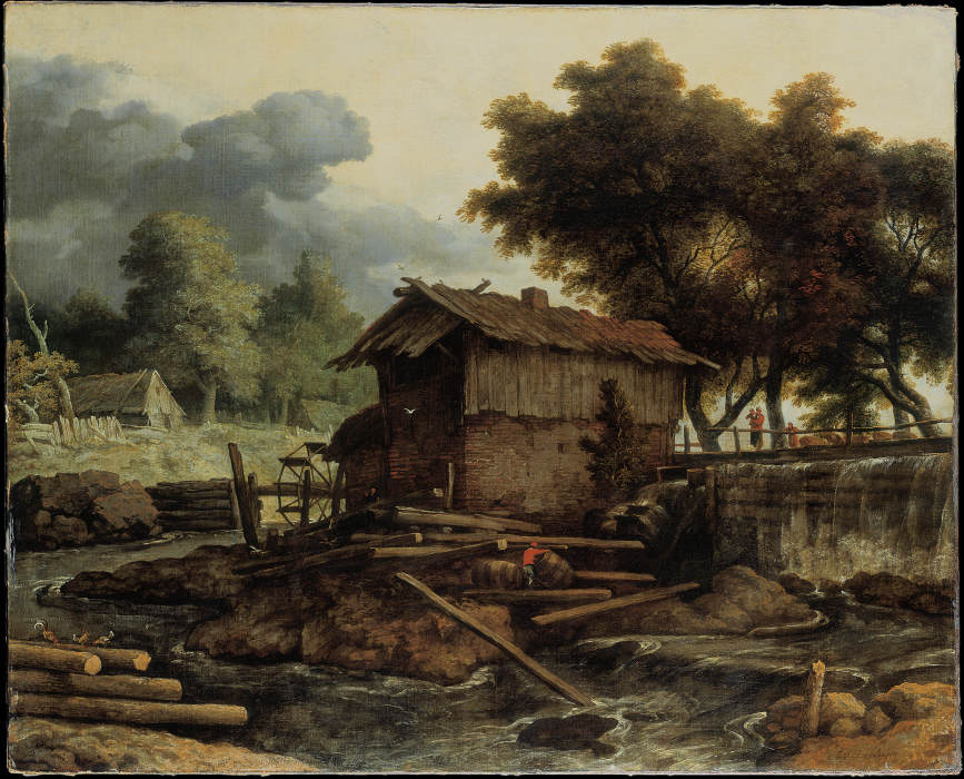 Landscape with Sawmill from Allaert van Everdingen