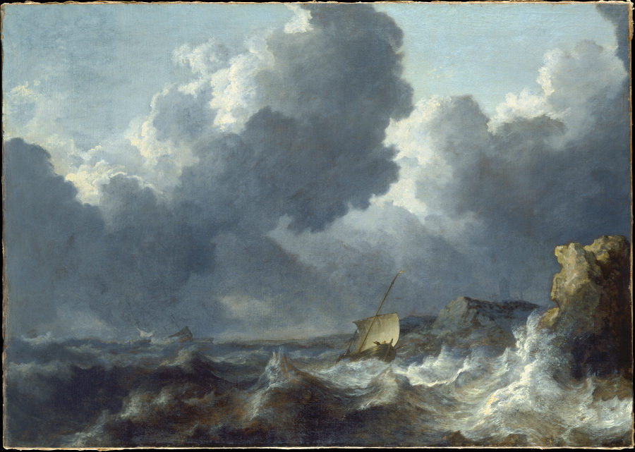 Stormy Sea from Allaert van Everdingen