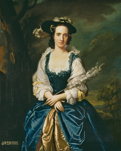Portrait of Lady Mary Stewart (1720-51) Wife of Kenneth Mackenzie, Lord Fortrose from Allan Ramsay