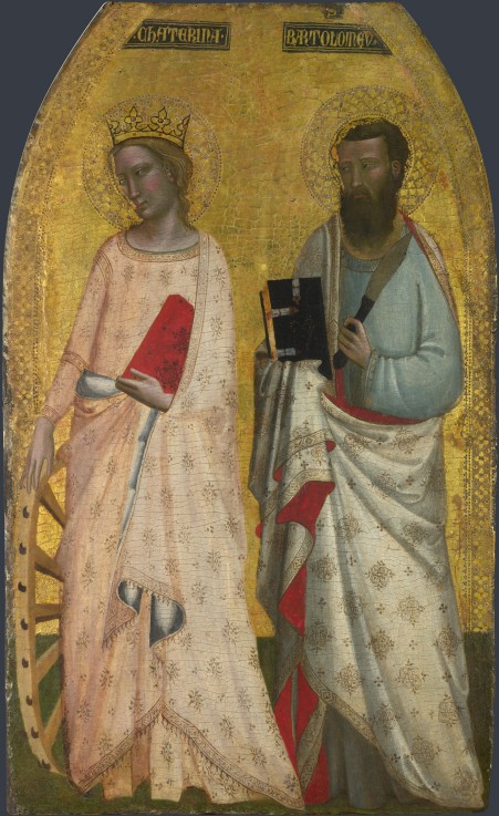 Saints Catherine and Bartholomew from Allegretto Nuzi