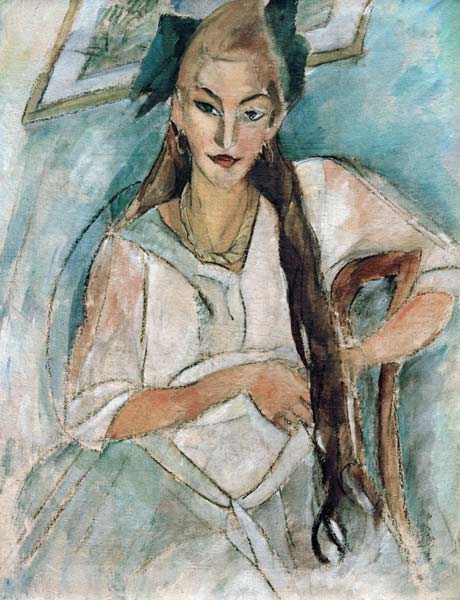 Portrait of a Girl with Braid from Alma del Banco