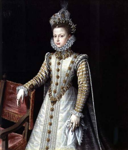 The Infanta Isabel Clara Eugenie (1566-1633) from Alonso Sánchez-Coello