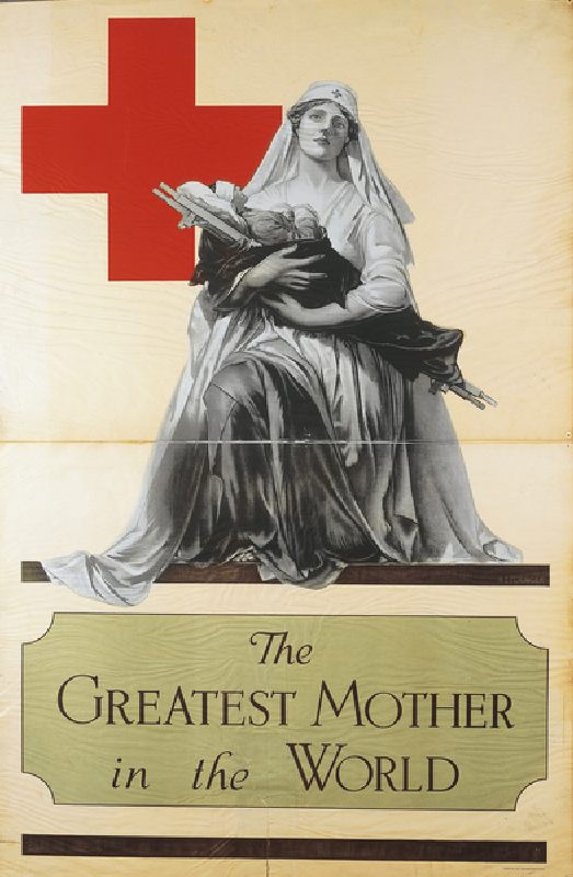 The Greatest Mother in World - WWI Red Cross poster, 1918 (colour litho) from Alonzo Earl Foringer
