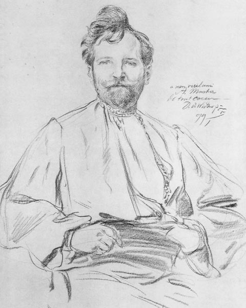 Self-portrait from Alphonse Mucha
