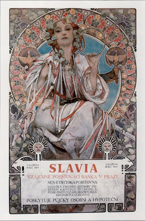 Slavia (Poster) from Alphonse Mucha