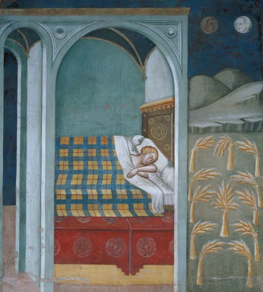 The Dream of Joseph from also Manfredi de Battilori Bartolo di Fredi
