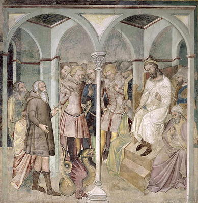 Moses and the Brazen Serpent, 1356-67 (fresco) from also Manfredi de Battilori Bartolo di Fredi