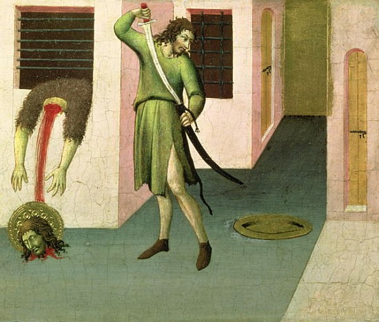 The Beheading of St. John the Baptist (see also 53648) from also Ansano di Pietro di Mencio Pietro Sano di