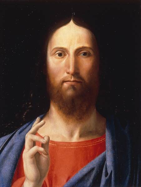 A.Vivarini /Christ Blessing/ Ptg./c.1500 from Alvise Vivarini