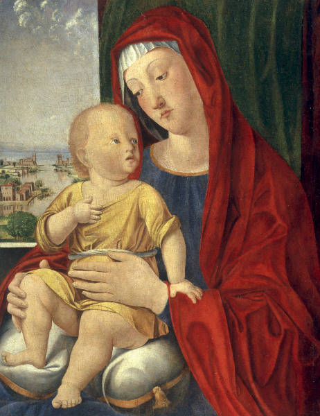 Mary w.Child / Paint.ascr.to Vivarini from Alvise Vivarini