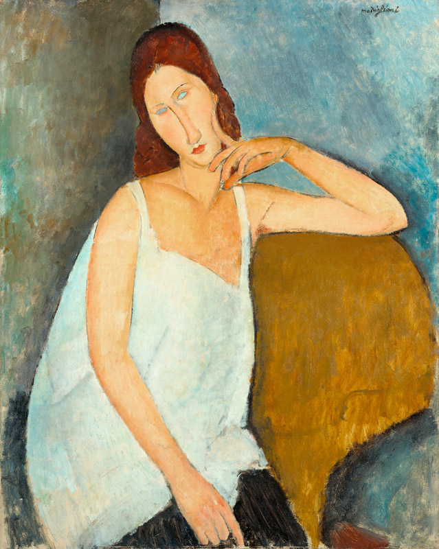 Part Jeanne Hébuterne2 from Amadeo Modigliani