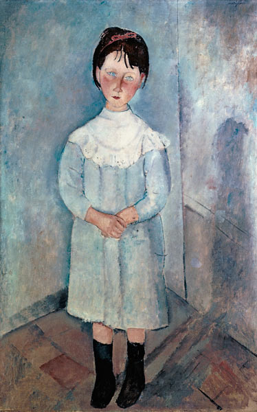 A.Modigliani, Girl in blue from Amadeo Modigliani