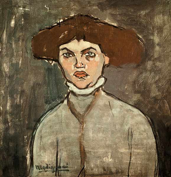 Modigliani / Portrait of Young Woman from Amadeo Modigliani