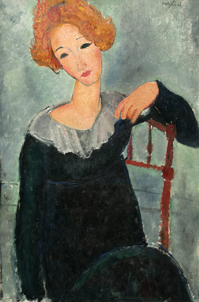 Rothaarige Frau from Amadeo Modigliani
