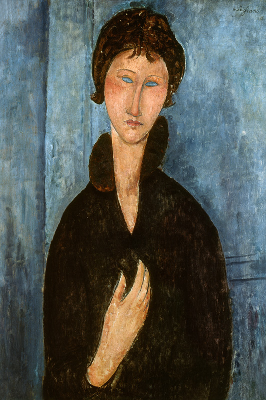 Woman with Blue Eyes from Amadeo Modigliani