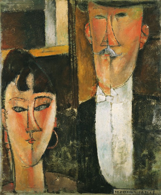 Bride and Groom from Amadeo Modigliani