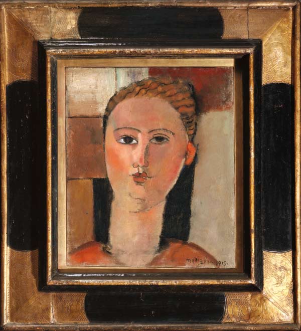 Girl with red hair from Amadeo Modigliani