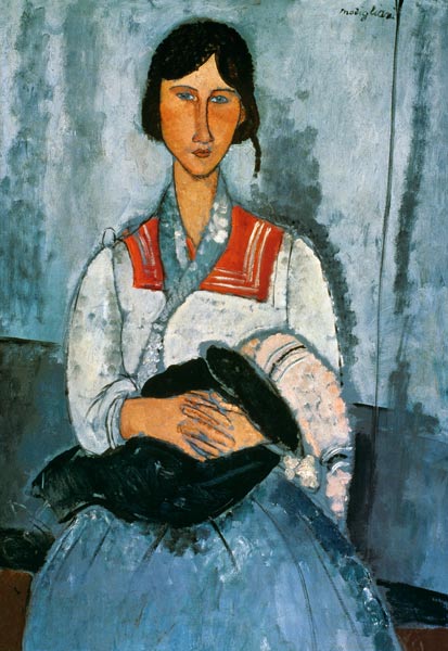 Gypsy Woman with a Baby from Amadeo Modigliani