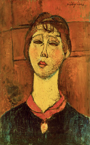 Portrait the Mme Blanche Dorivale from Amadeo Modigliani