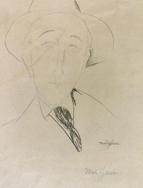 A.Modigliani, Portrait de Max Jacob,1915 from Amadeo Modigliani