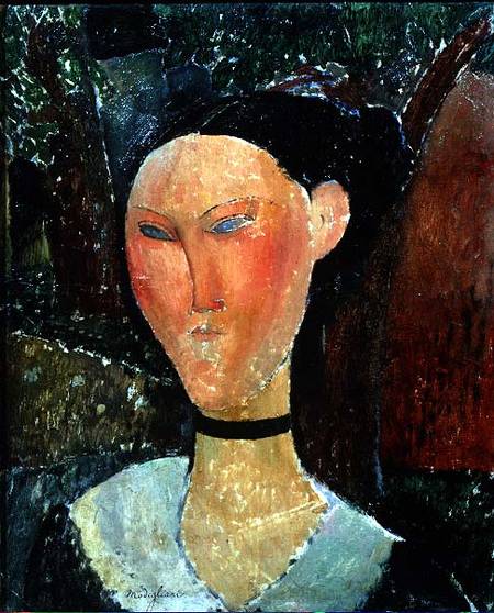 Woman with a Velvet Neckband from Amadeo Modigliani
