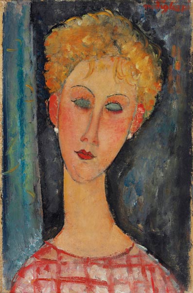 Young Girl with Earrings from Amadeo Modigliani