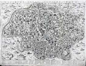 Antiquae Urbis Perfecta Imago, Map of Rome, c.1600