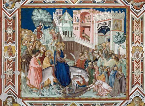 Der Einzug Christi in Jerusalem from Ambrogio Lorenzetti