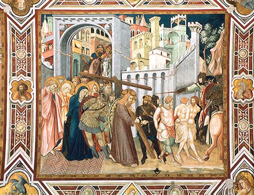 Die Kreuztragung from Ambrogio Lorenzetti