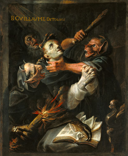 The Blessed Guillaume de Toulouse (755-812) Tormented by Demons from Ambroise Fredeau