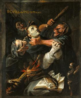 The Blessed Guillaume de Toulouse (755-812) Tormented by Demons