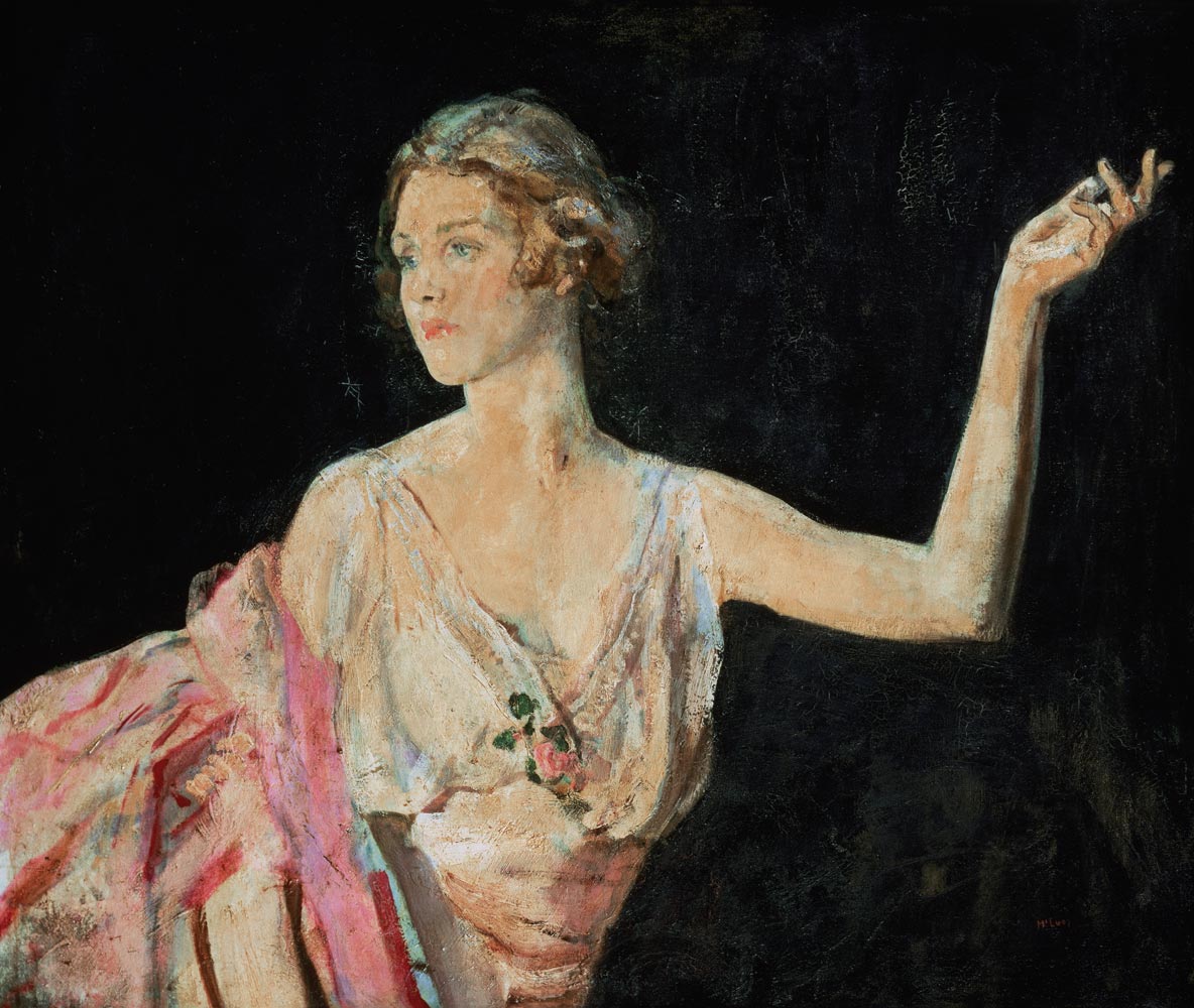 'Call to Orgy', portrait of Lady Diana Cooper from Ambrose McEvoy