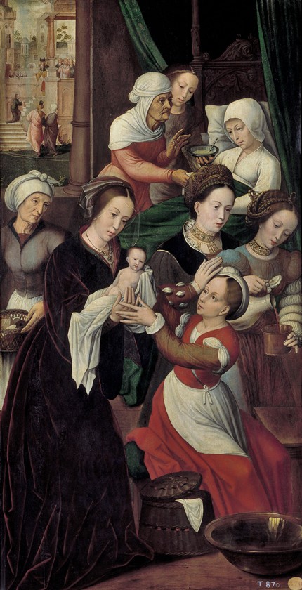 The Nativity of the Virgin Mary from Ambrosius Benson