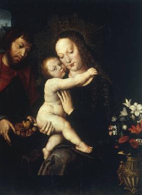 A.Benson / Holy Family / Paint./ C16th