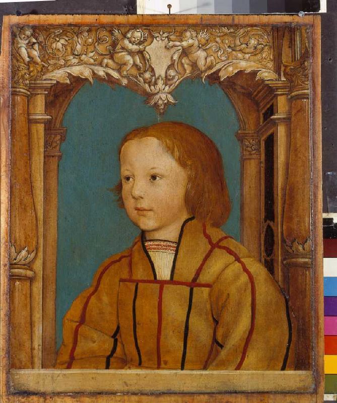 Portrait of a boy with fair hair from Ambrosius Holbein