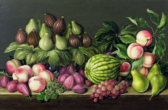 Figs, melon and gooseberries from  Amelia  Kleiser