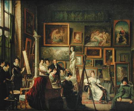 The Artist's Studio from Amelie Legrand de Saint-Aubin