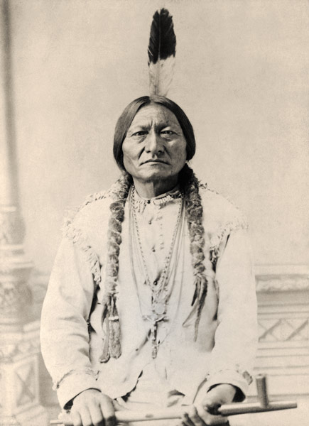 Sitting Bull (b/w photo)  from American Photographer